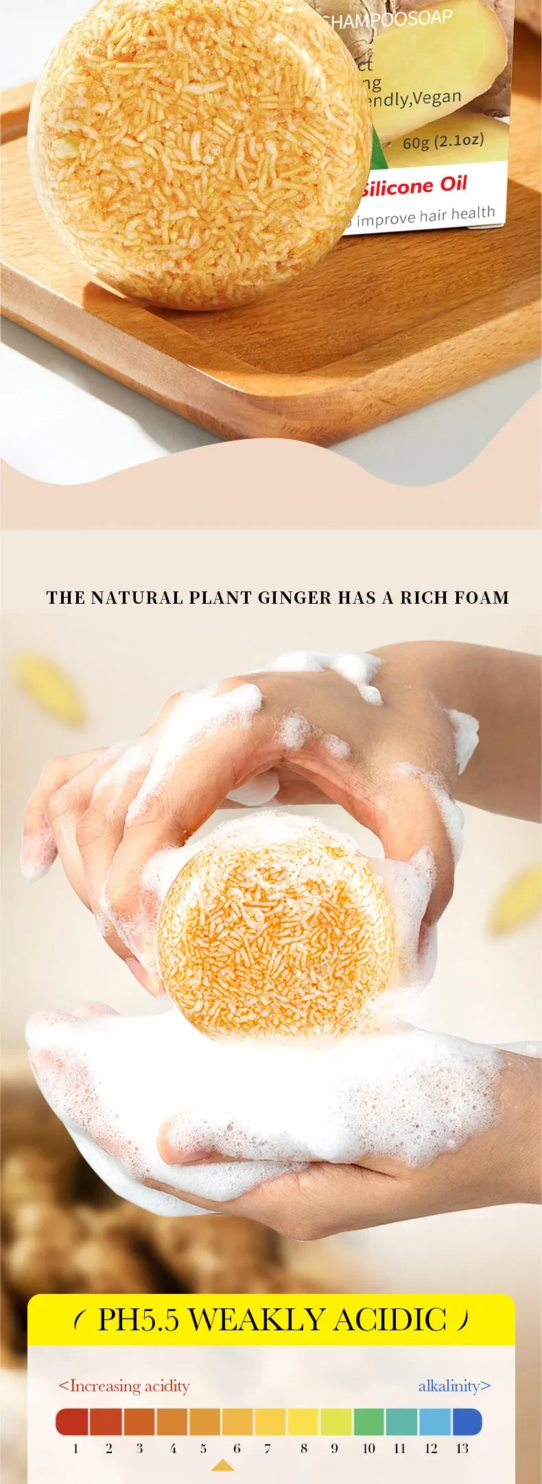 Jabón champú orgánico descontaminante Oil Control