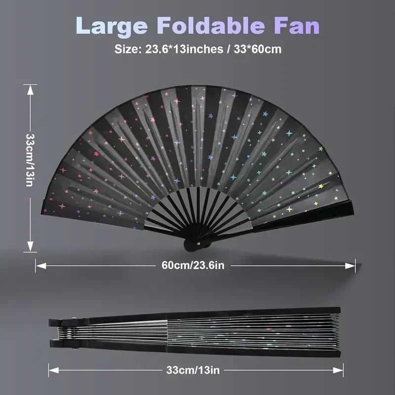 Ventilador de mano recargable y luminoso