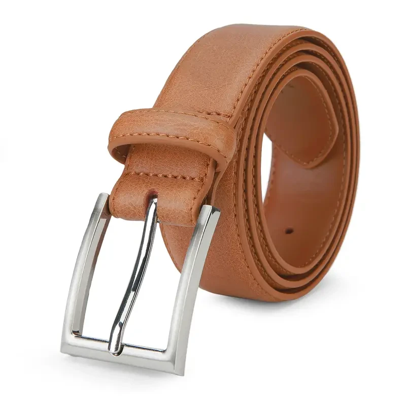 Cinturón de piel auténtica para hombre - Piel de vacuno