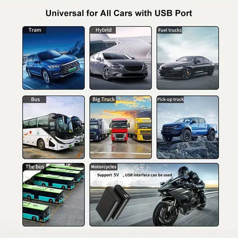 Velocímetro universal para coche KWHUD con brújula