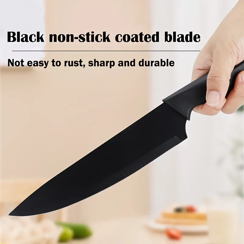 Juego de cuchillos de cocina de 14 piezas con bloque autoafilable