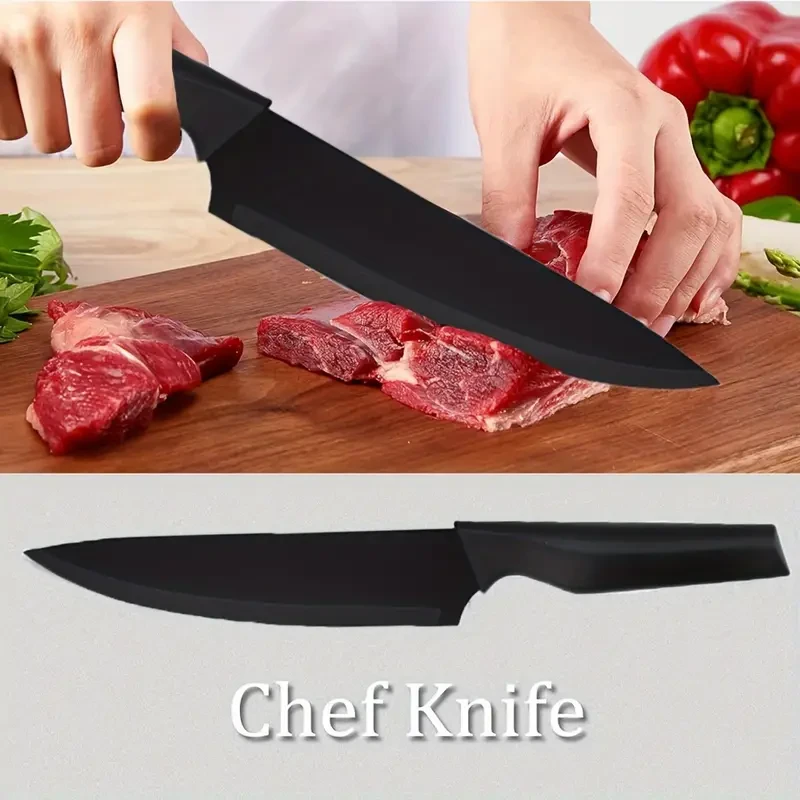 Juego de cuchillos de cocina de 14 piezas con bloque autoafilable