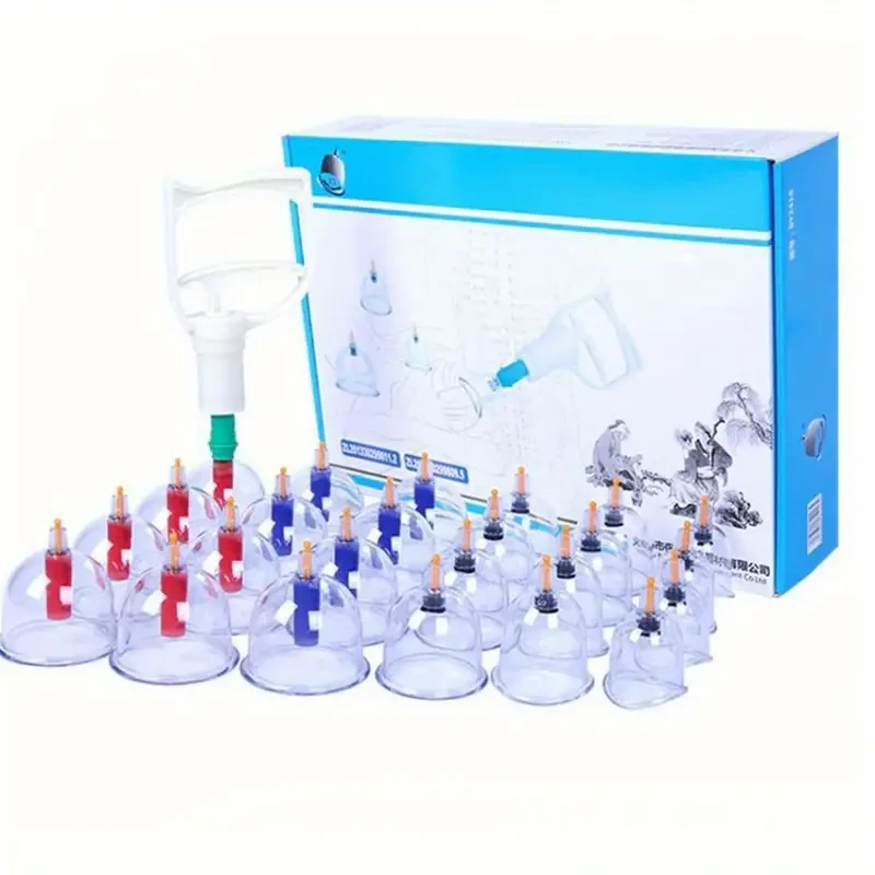 Juego de ventosas de 24 piezas para terapia de masaje