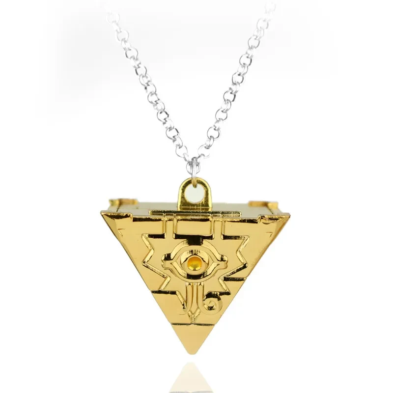 Collar con colgante tridimensional de aleación de bloques de construcción de Game King