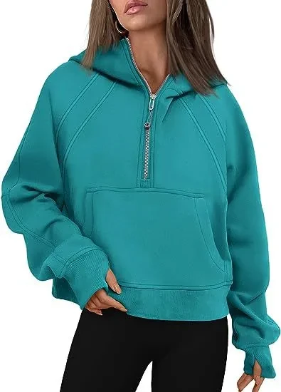 Sudaderas con capucha y cremallera, sudaderas con bolsillo, camisetas deportivas holgadas, suéteres de manga larga, conjuntos de invierno y otoño, ropa para mujer