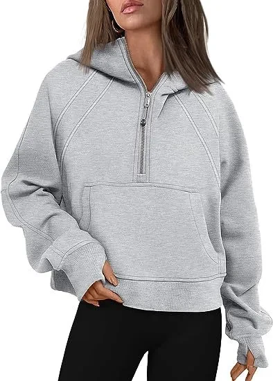 Sudaderas con capucha y cremallera, sudaderas con bolsillo, camisetas deportivas holgadas, suéteres de manga larga, conjuntos de invierno y otoño, ropa para mujer
