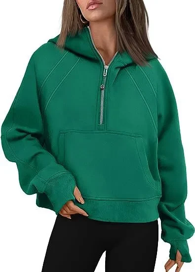 Sudaderas con capucha y cremallera, sudaderas con bolsillo, camisetas deportivas holgadas, suéteres de manga larga, conjuntos de invierno y otoño, ropa para mujer