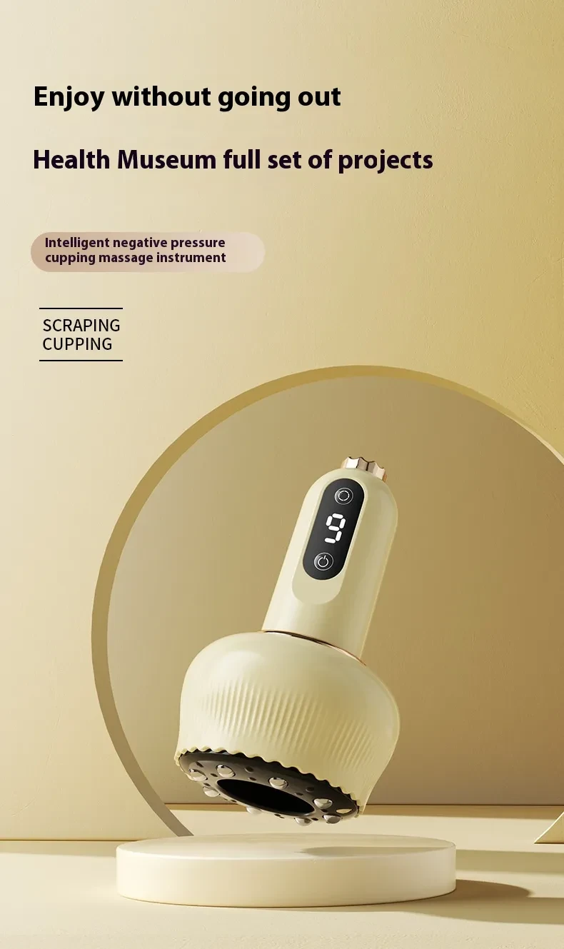 Cepillo de masaje meridiano doméstico con herramientas de raspado Gua Sha con carga eléctrica