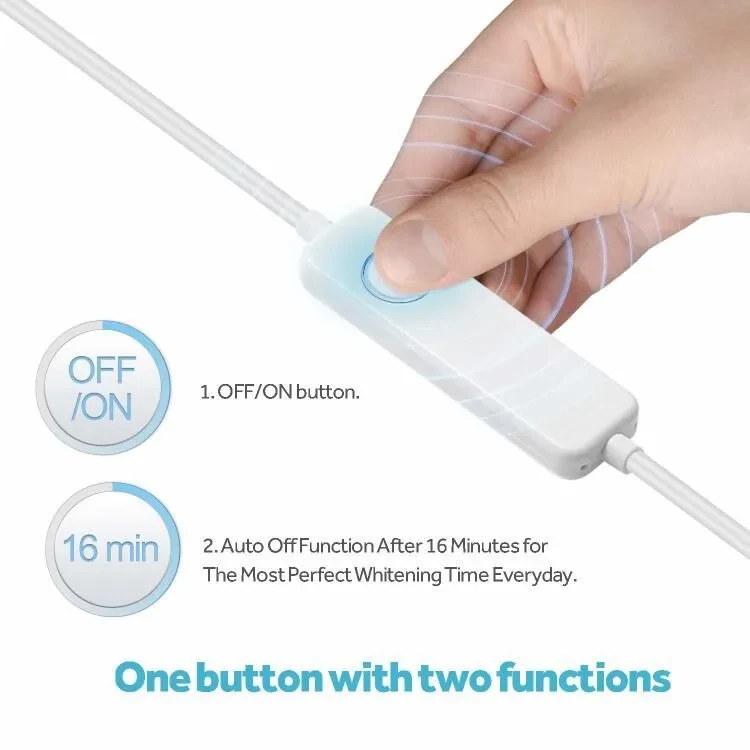 Lámpara de bandeja dental controlada por cable