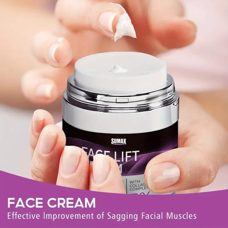 Crema Lifting Facial Instantáneo de 50 ml: la mejor crema reafirmante, reafirmante y tensora. Suaviza la piel y disimula la flacidez y las líneas de expresión en el menor tiempo posible.