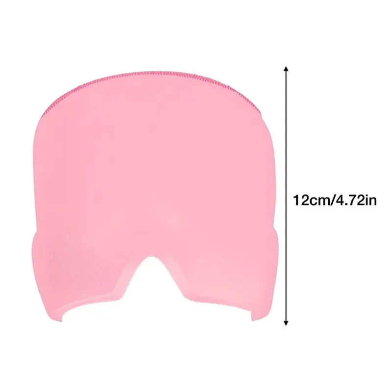 Gorro para aliviar la migraña, terapia de frío, productos para aliviar la migraña, envoltura cómoda para la cabeza, compresa fría, máscara para ojos hinchados