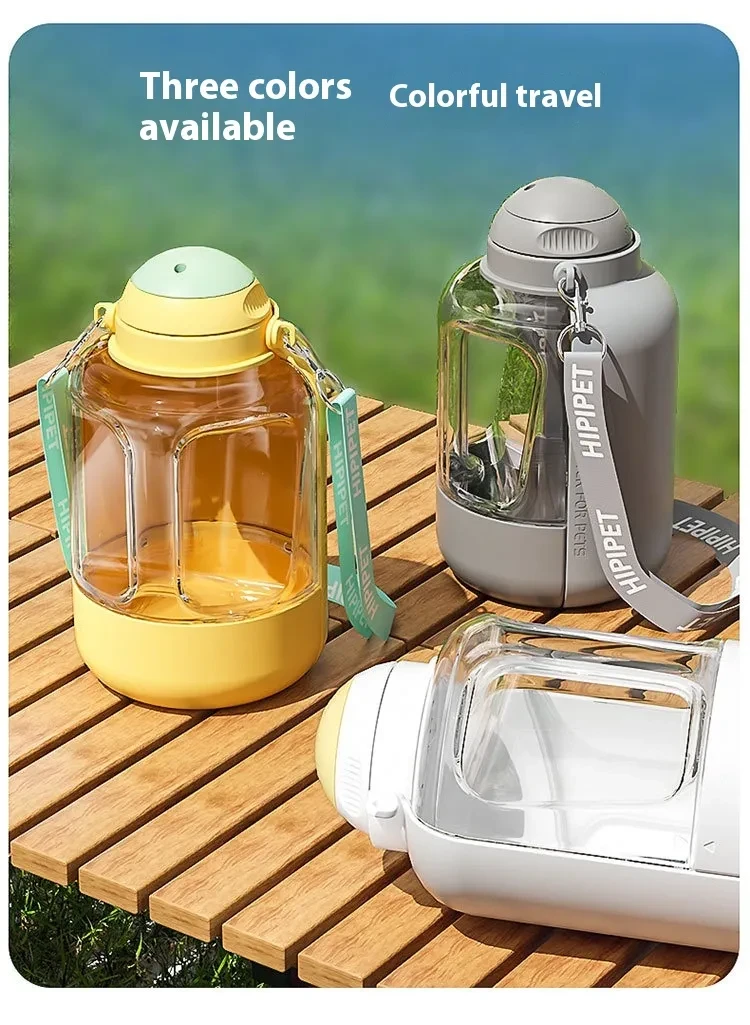 Perro de gran capacidad Mascotas al aire libre Bebiendo