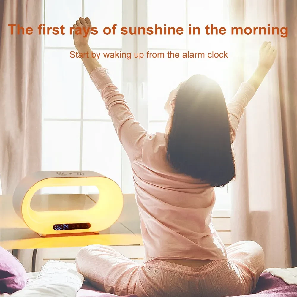 Luz nocturna LED multifunción 3 en 1 con control por aplicación