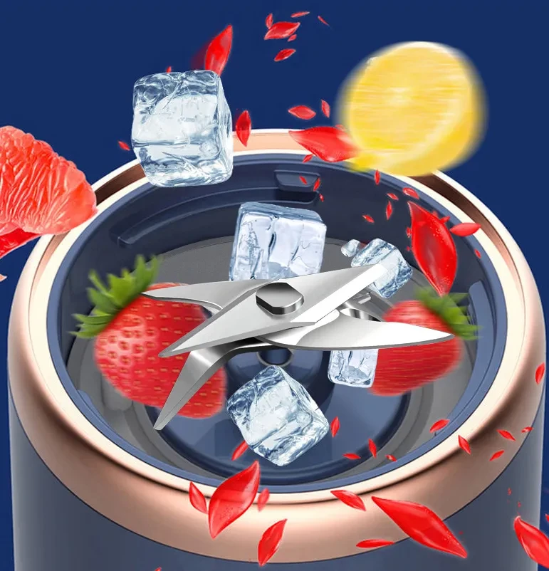 Licuadora portátil de 6 cuchillas, mini exprimidor