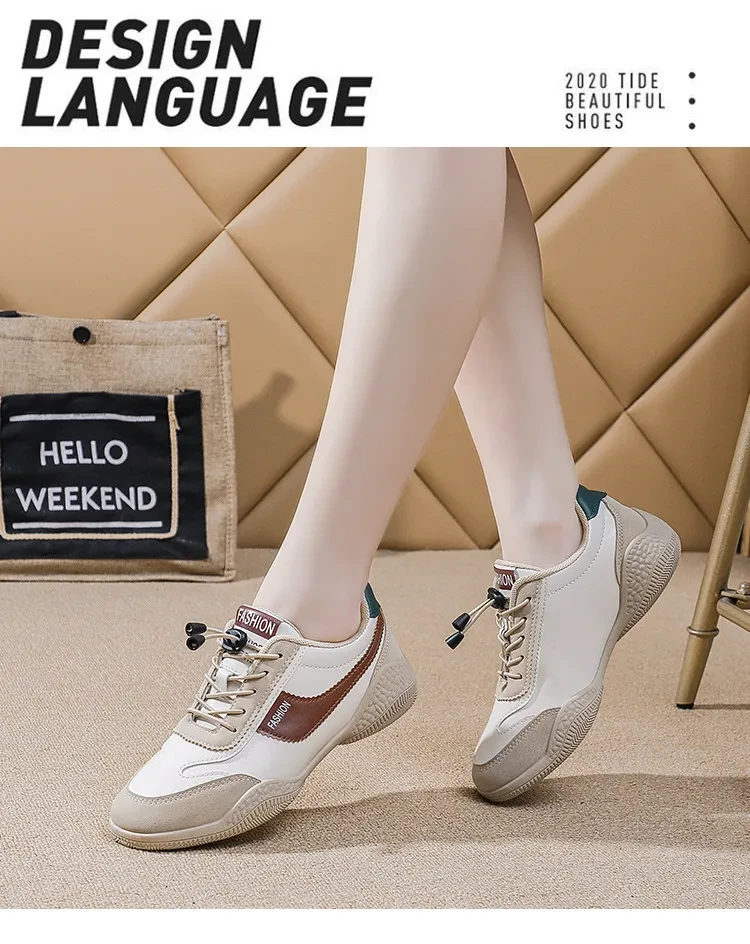 Zapatillas blancas para mujer, transpirables, ligeras, informales, deportivas para correr