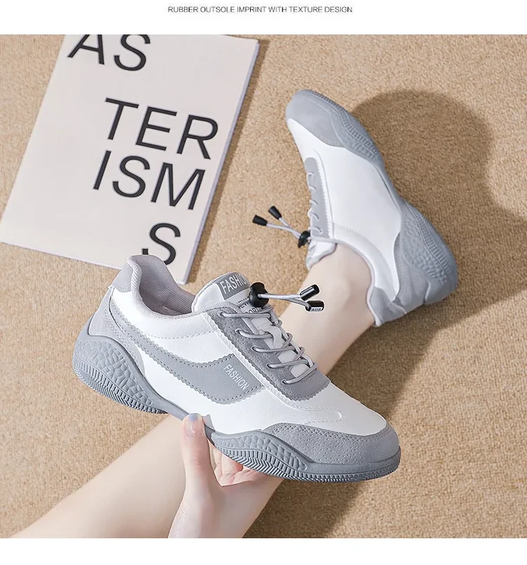 Zapatillas blancas para mujer, transpirables, ligeras, informales, deportivas para correr