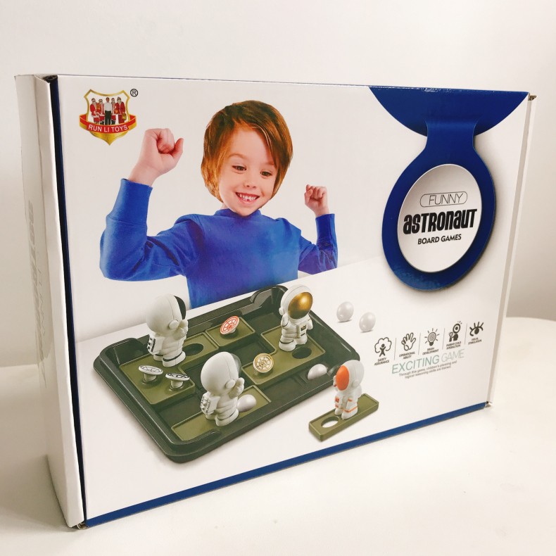 Juego de mesa infantil Dinosaur Board Astronaut Space Trek Liquidación Juego interactivo para padres e hijos