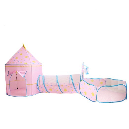 Piscina de bolas oceánica, túnel, casa de juegos interior para bebés