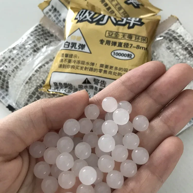 Bala de agua blanca de leche endurecida