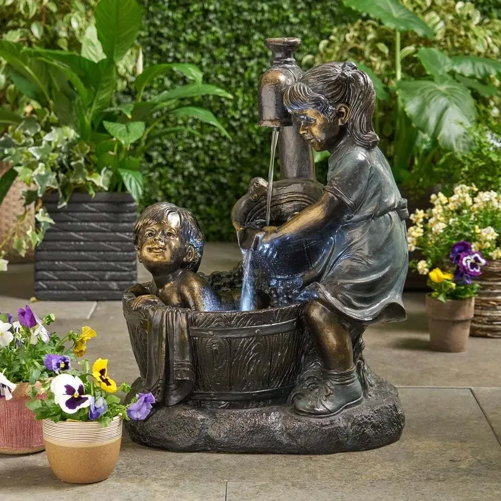 Estatua de agua a presión para baño