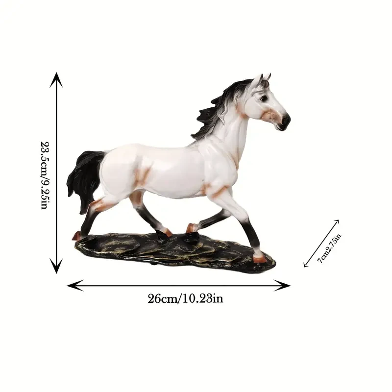 1 estatua de caballo vintage exquisita
