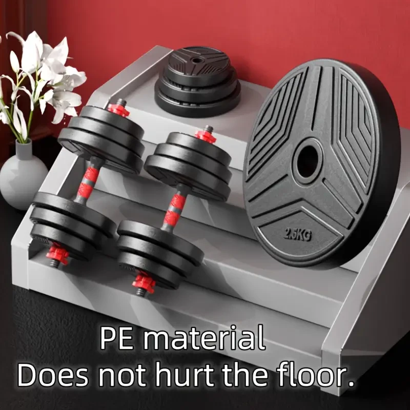 Juego de mancuernas ajustables 4 en 1 (19,96 kg) Entrenamiento de cuerpo completo