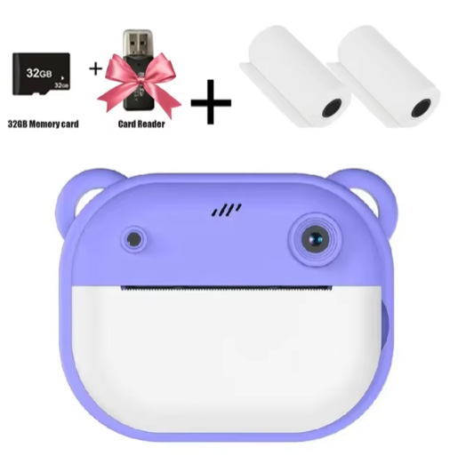 Cámara digital para niños con impresión instantánea