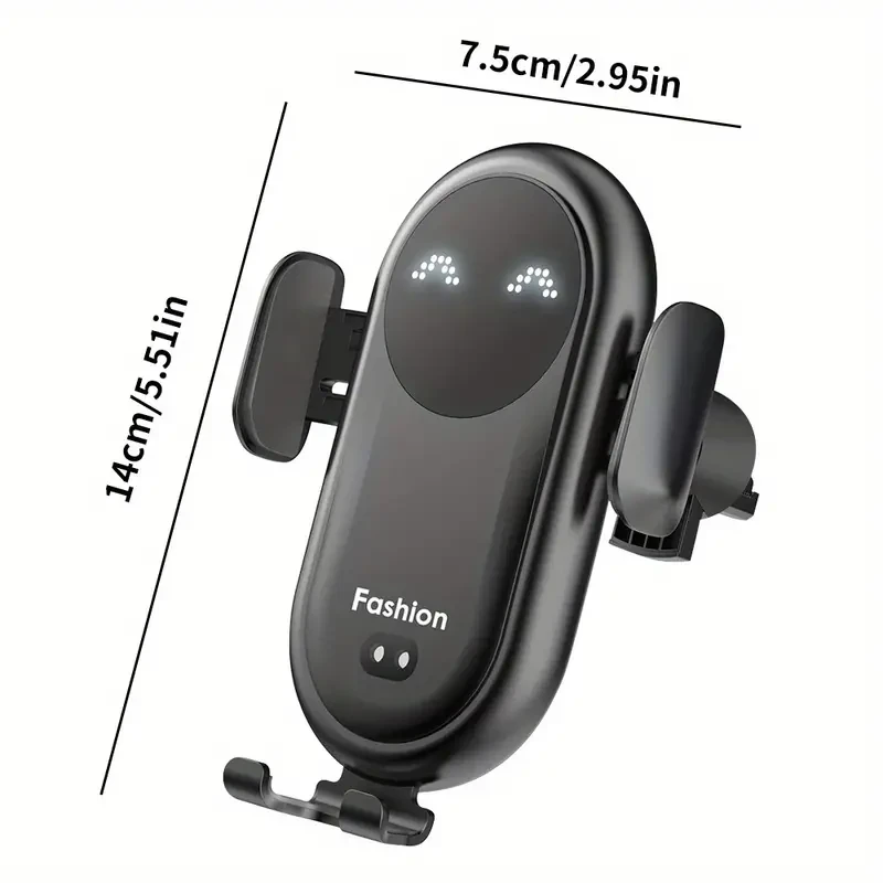 Soporte de carga para coche con alimentación USB, interruptor inteligente con sensor infrarrojo automático