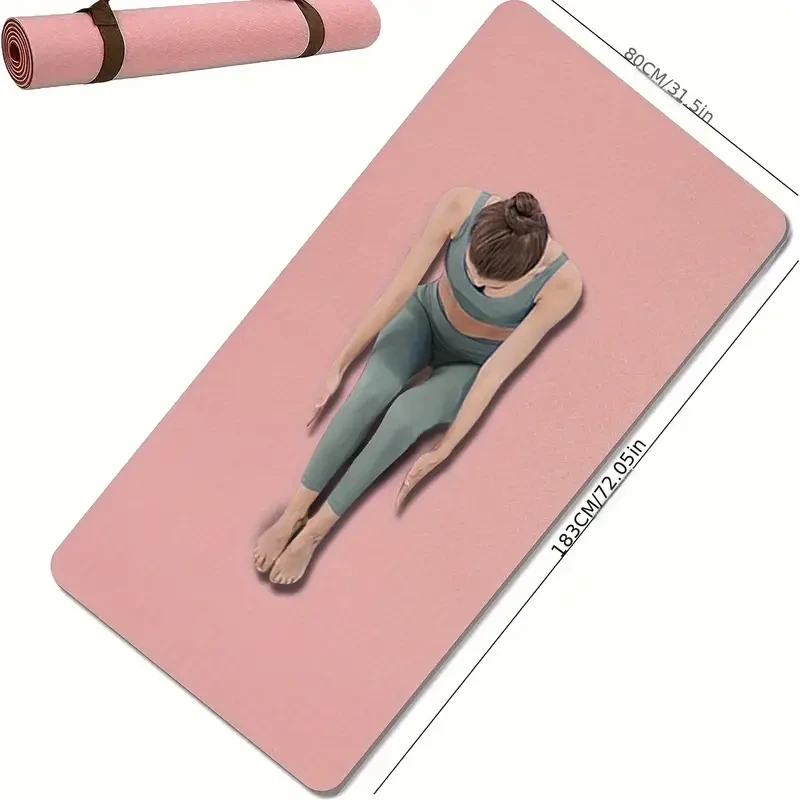 Esterilla de yoga y pilates extra ancha, larga y gruesa