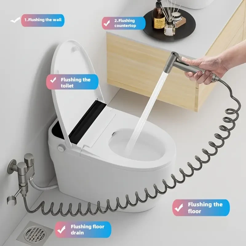 Aerógrafo para inodoro con válvula de esquina