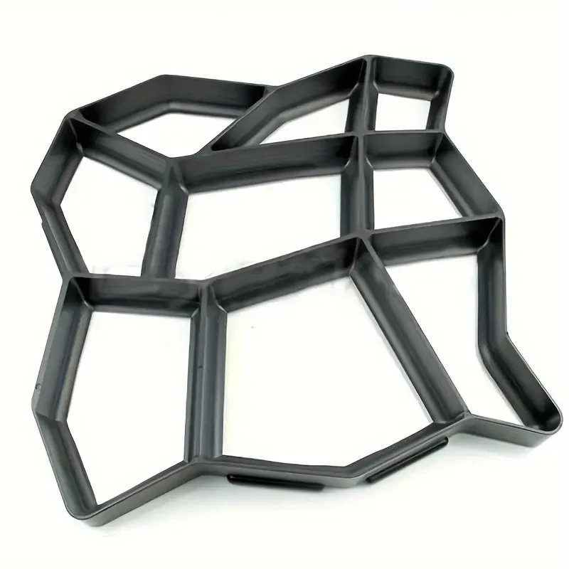 Molde para pavimento de hormigón de 43,5 x 43,5 cm, para pavimento de piedra, adoquín negro
