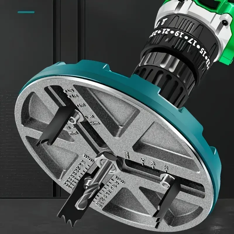 Sierra de corona ajustable - Extractores de machos para madera, plástico, yeso y metal fino