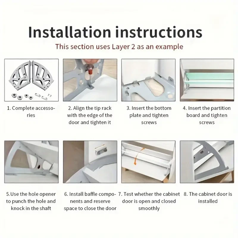 Organizador de zapatos de 3 niveles con marco abatible para debajo de la cama: zapatero metálico que ahorra espacio para el hogar