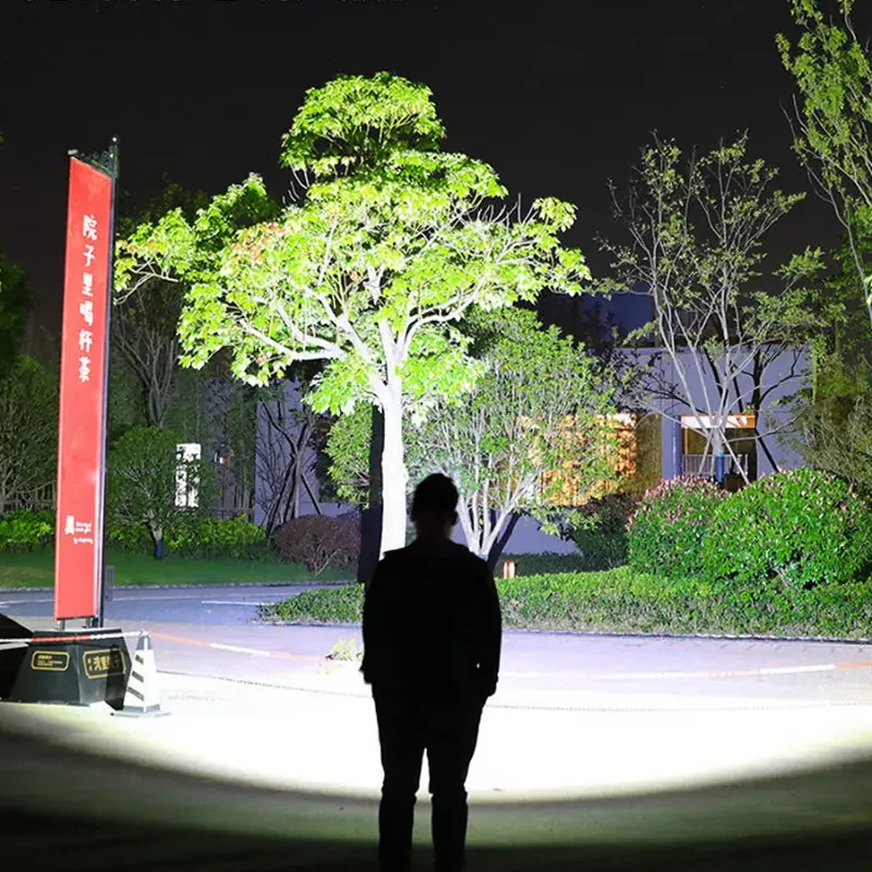 Linterna frontal recargable de 5 LED, súper brillante y potente, para exteriores, camping, correr, etc.