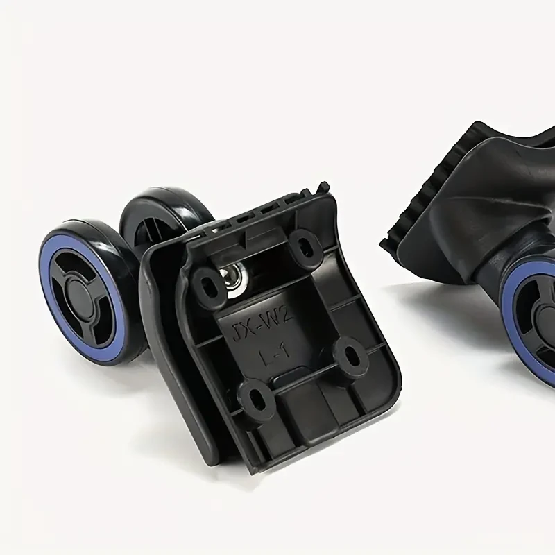 4 ruedas de repuesto para equipaje, silenciosas, de 360 grados, para maletas de viaje universales.