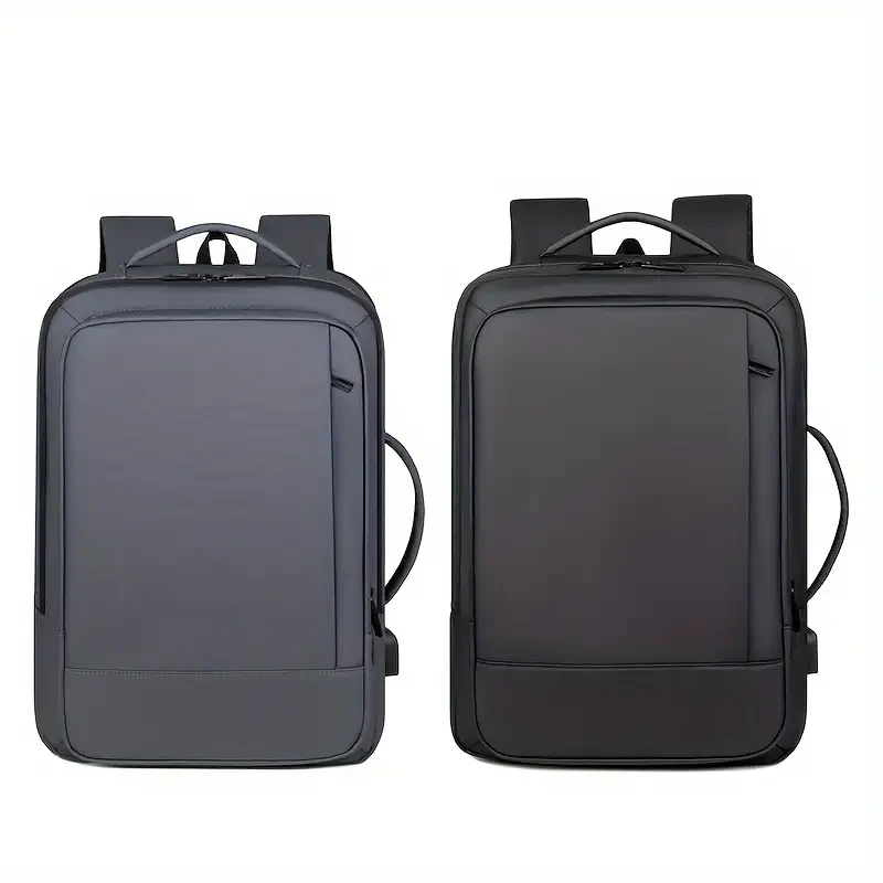 Mochila de negocios de gran capacidad: compartimentos espaciosos y organizados con funda exclusiva para computadora portátil.