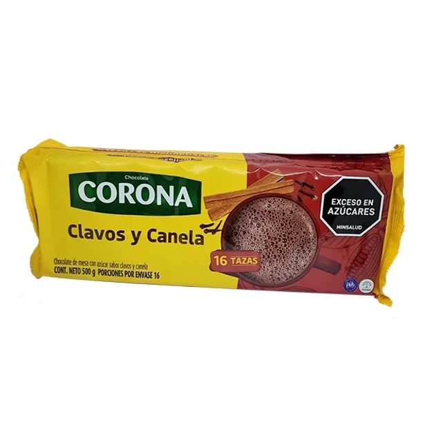 Chocolate Caliente Sabor Canela y Clavo (Corona Clavos y Canela) - 500g