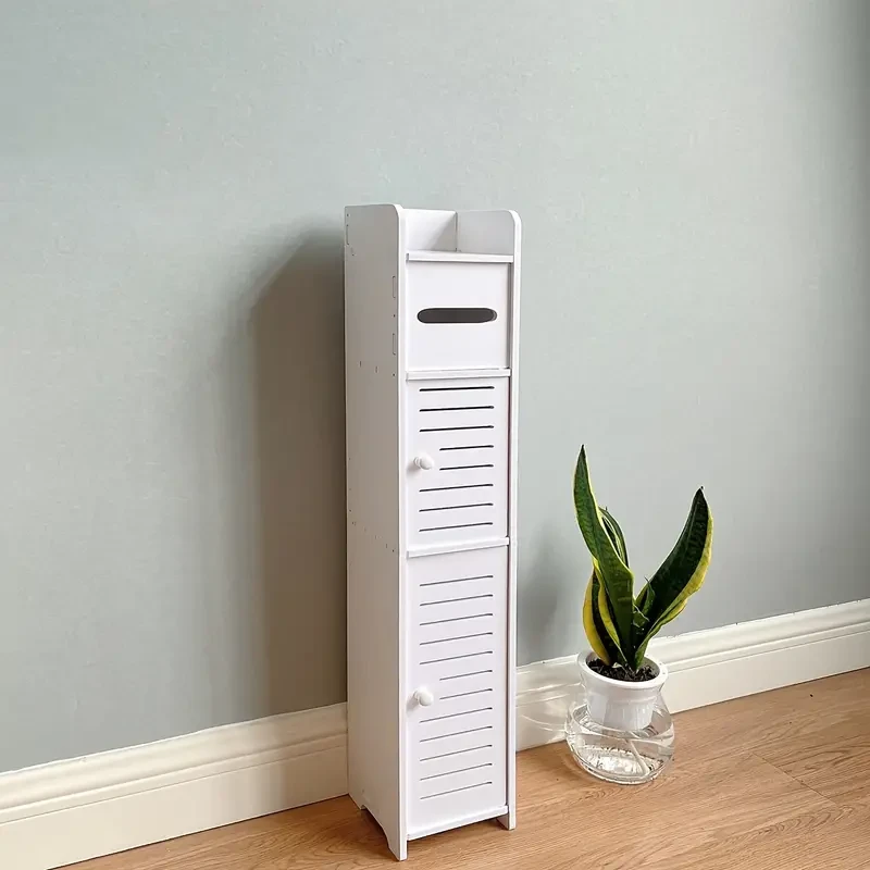 Armario de almacenamiento para baño Armario de almacenamiento para inodoro para espacios pequeños