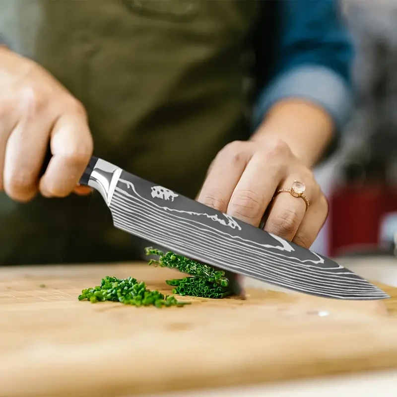 Juego de cuchillos de cocina de 8 piezas