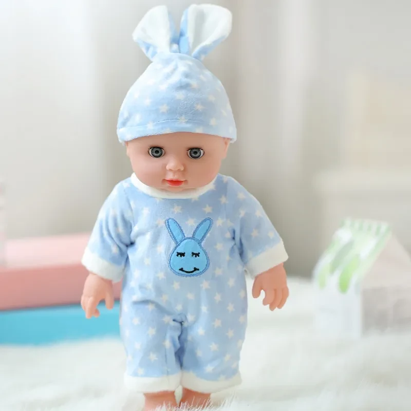 Muñeca parlante de vinilo de simulación para niños