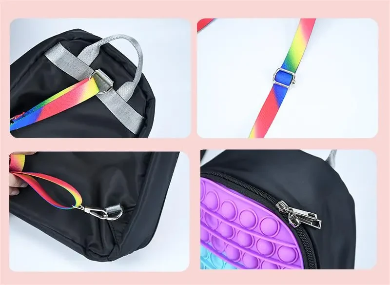 Mochila superligera de silicona para niños