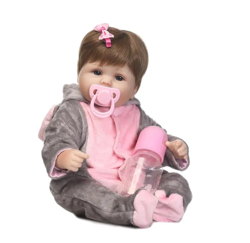 Muñeca bebé renacida Muñeca de vinilo de silicona