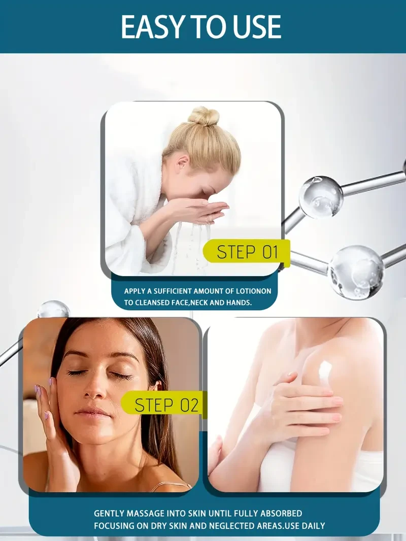 Loción hidratante ultrahidratante para cuerpo y rostro de 500 g: rica en ácido hialurónico, vitamina E y escualano vegetal para una piel suave, tersa y firme. Apta para piel seca, manos, pies y rostro, tanto para hombres como para mujeres.