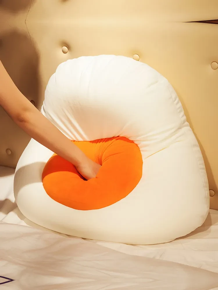 Almohada de huevo escalfado
