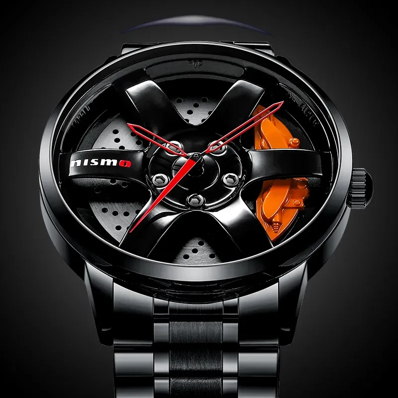 Reloj no mecánico de tecnología negra