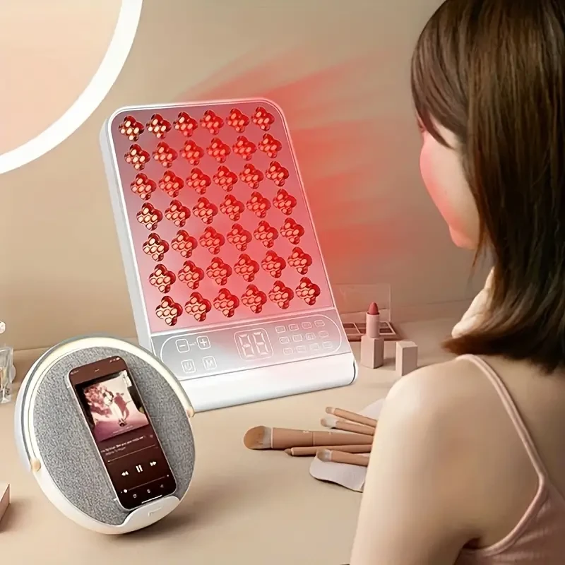 Dispositivo de cuidado facial LED - Máquina de belleza SPA para el hogar recargable por USB para rostro y cuerpo, regalo perfecto para ella | Sin fragancia, ideal para San Valentín, Día de la Madre, cumpleaños y Navidad