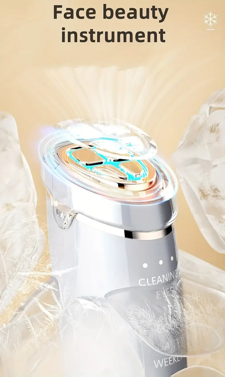 Dispositivo multifuncional recargable para el cuidado facial, carga USB, batería de polímero de litio de 2000 mAh, herramienta de belleza de bajo voltaje para uso doméstico, regalo ideal para mujeres.