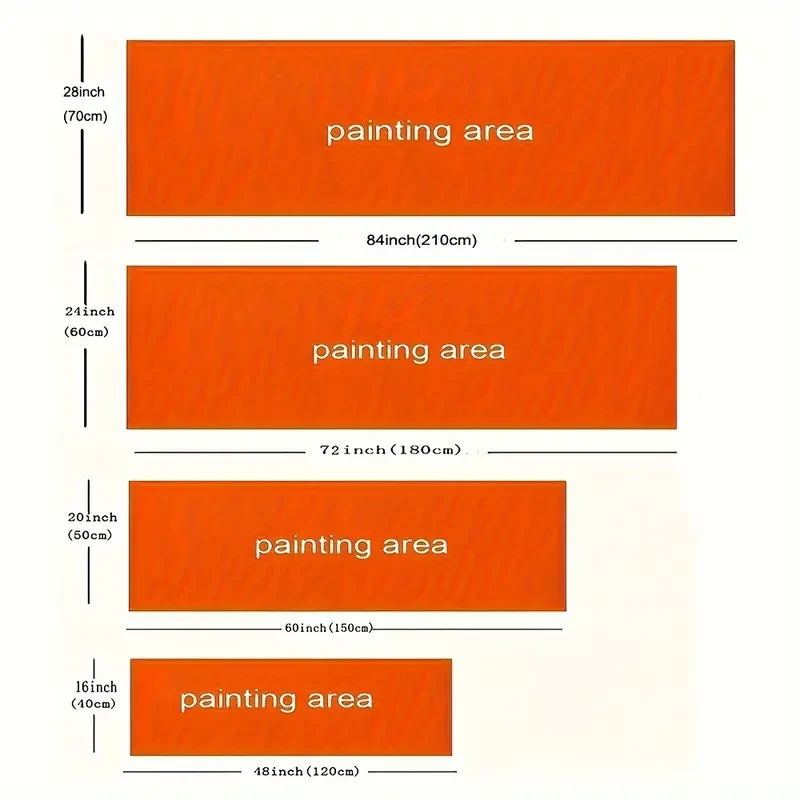Impresionante póster artístico en lienzo de gran tamaño: montañas nevadas, lagos y animales del bosque.