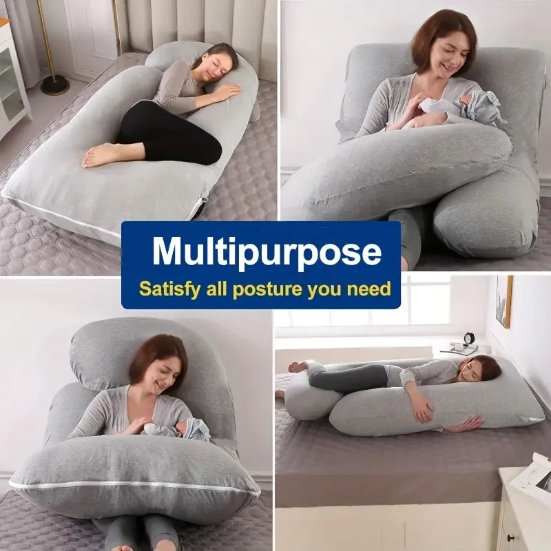 Almohada de embarazo en forma de J