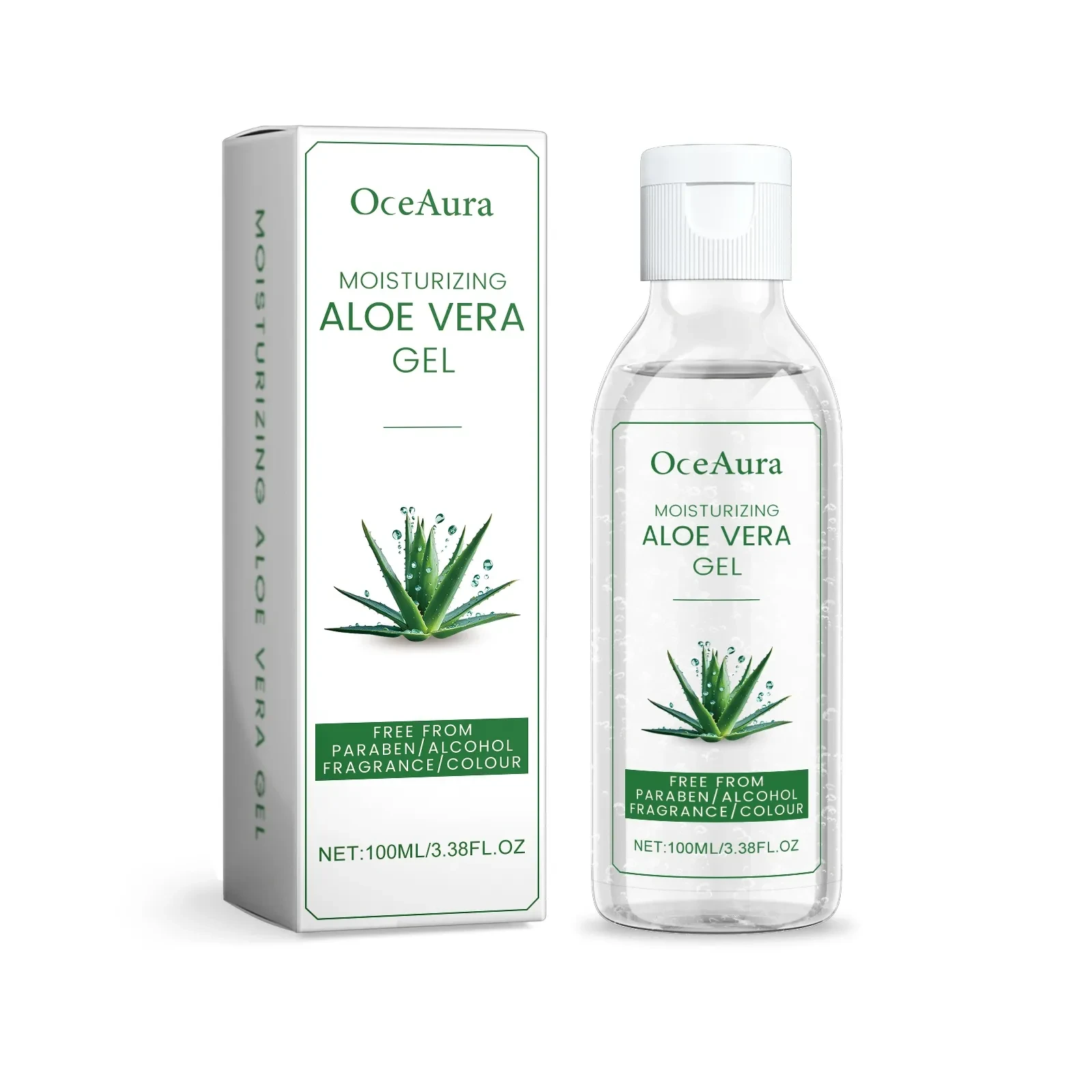 Cuidado hidratante con gel de aloe
